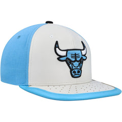 White/Light Blue Chicago Bulls Day One Snapback Hat | NBA
