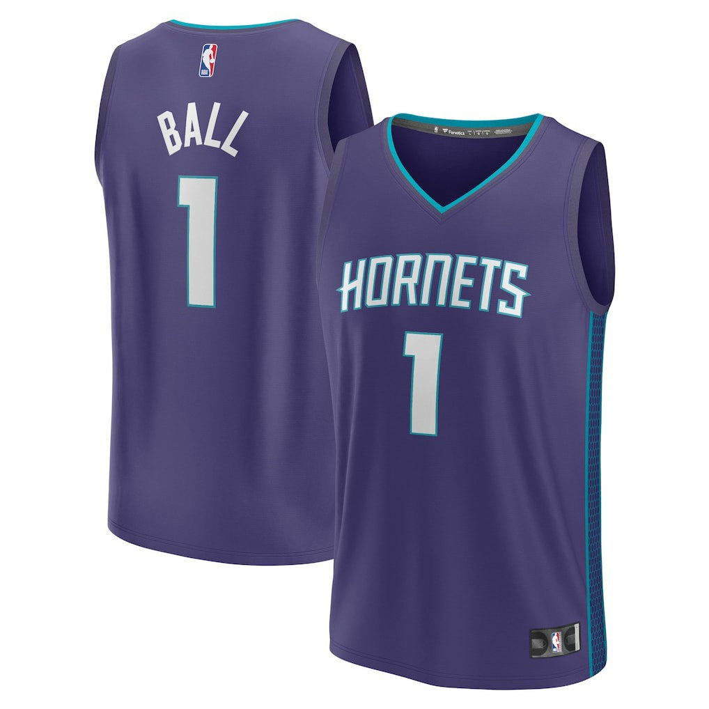 Purple LaMelo Ball Charlotte Hornets Fast Break Replica Player Jersey | NBA