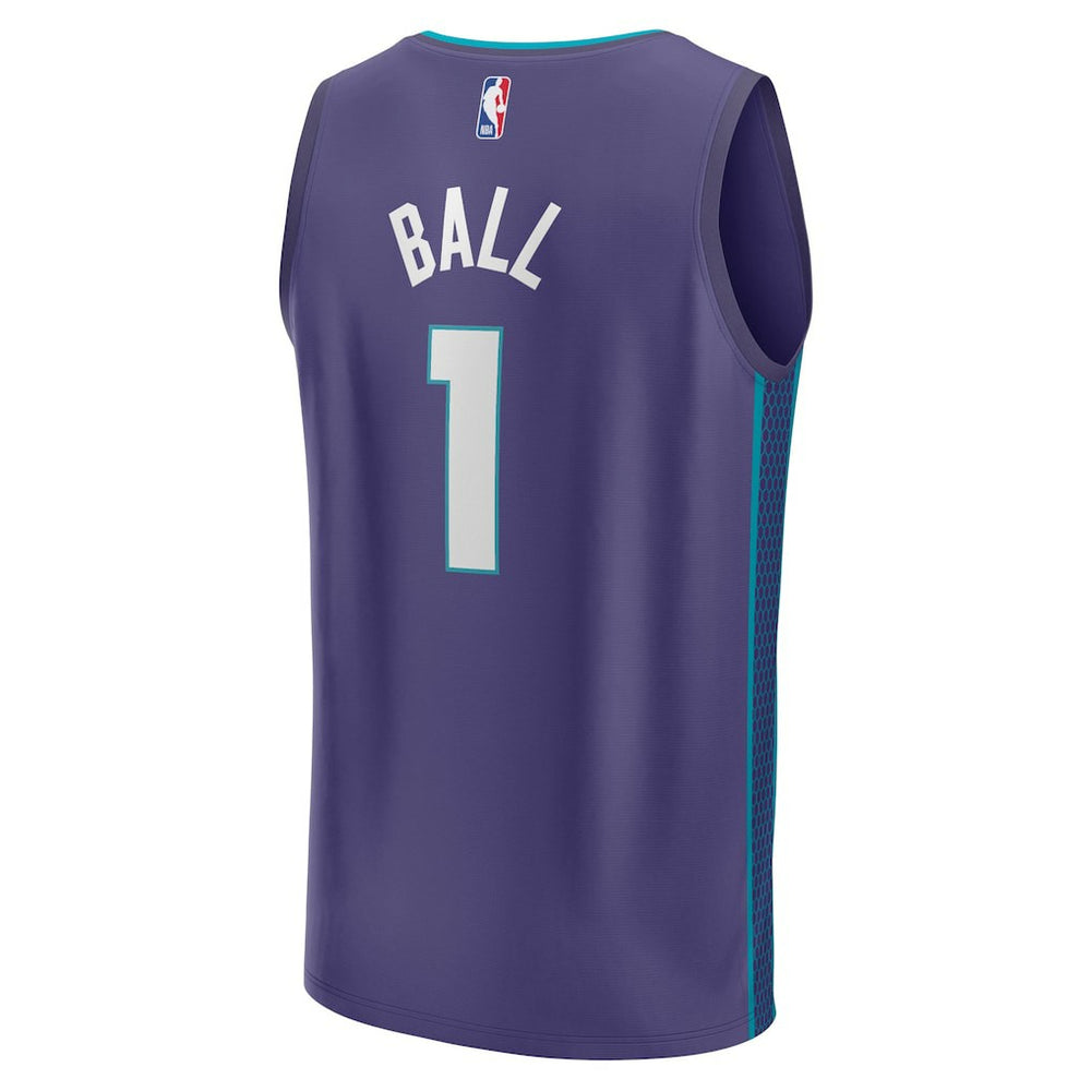 Purple LaMelo Ball Charlotte Hornets Fast Break Replica Player Jersey | NBA