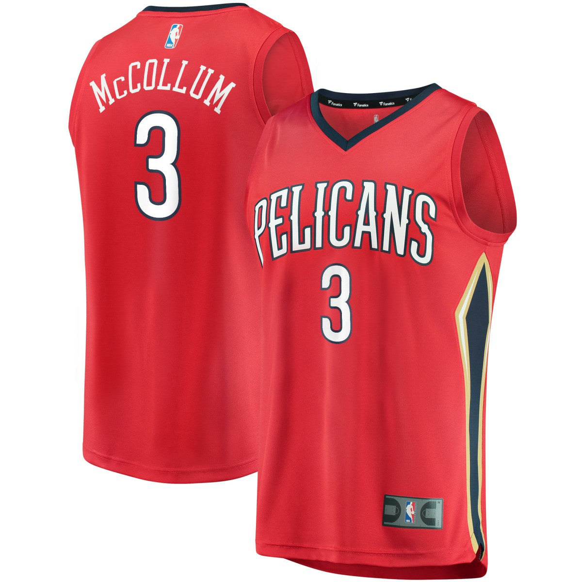 Red C.J. McCollum New Orleans Pelicans Fast Break Replica Player Jersey | NBA