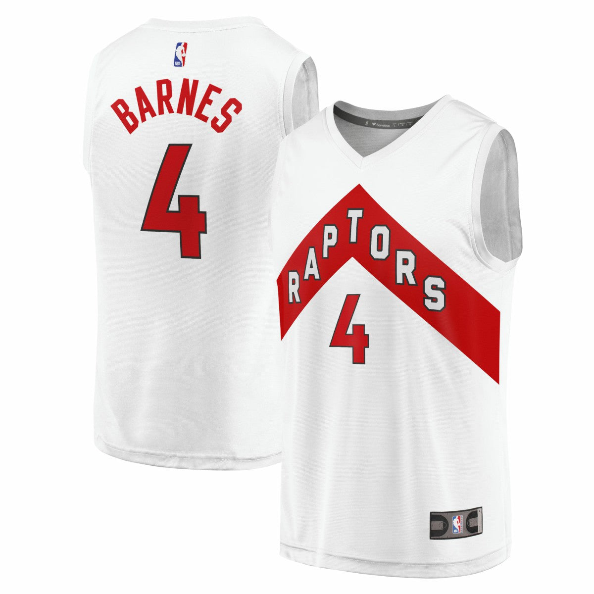 White Scottie Barnes Toronto Raptors Fast Break Replica Jersey | NBA