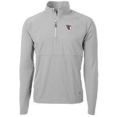 Cleveland Guardians Cutter & Buck Adapt Eco Knit Hybrid Recycled Quarter-Zip Pullover Jacket - MLB Jackets