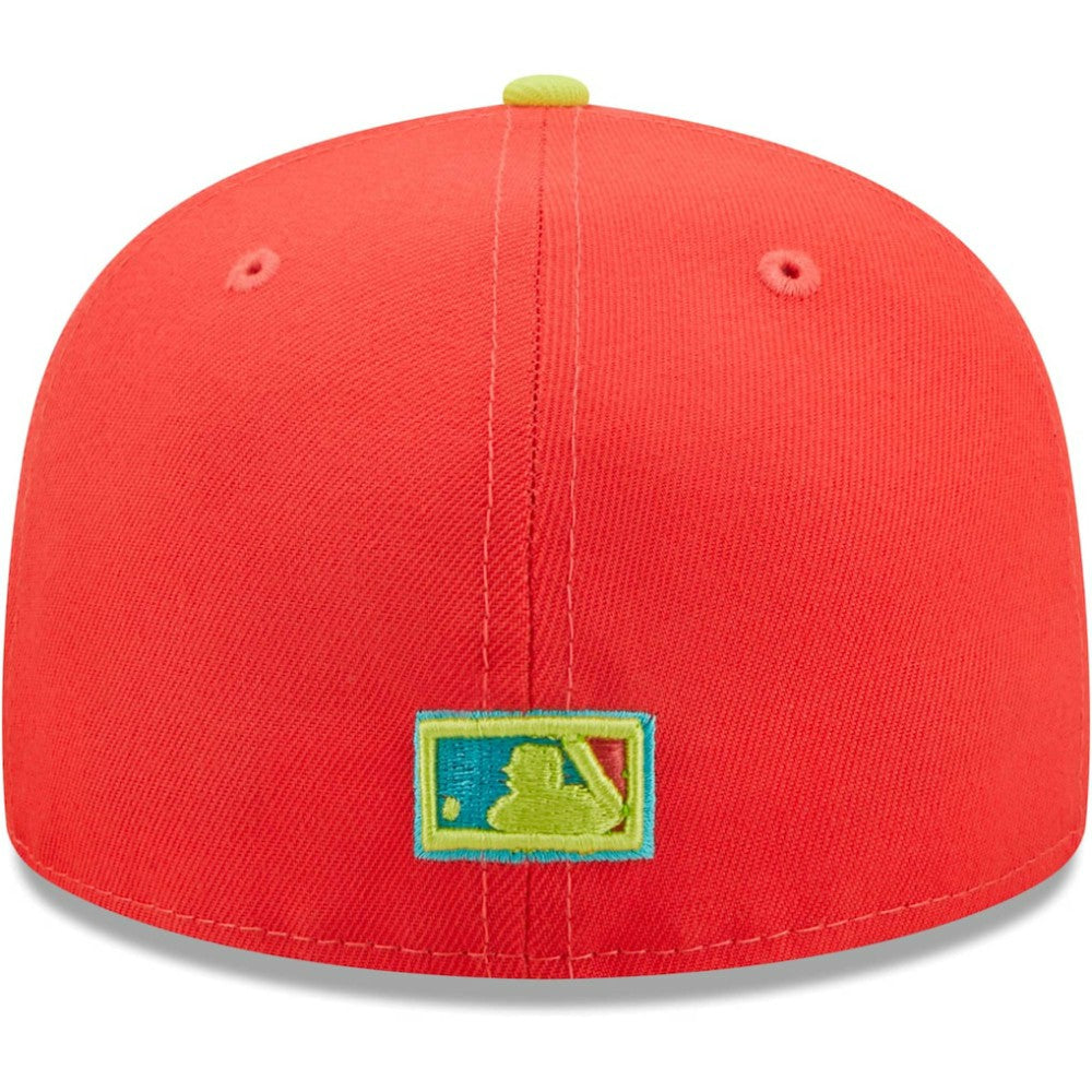 Boston Red Sox New Era   Lava Highlighter Combo 59FIFTY Fitted Hat - MLB Hats