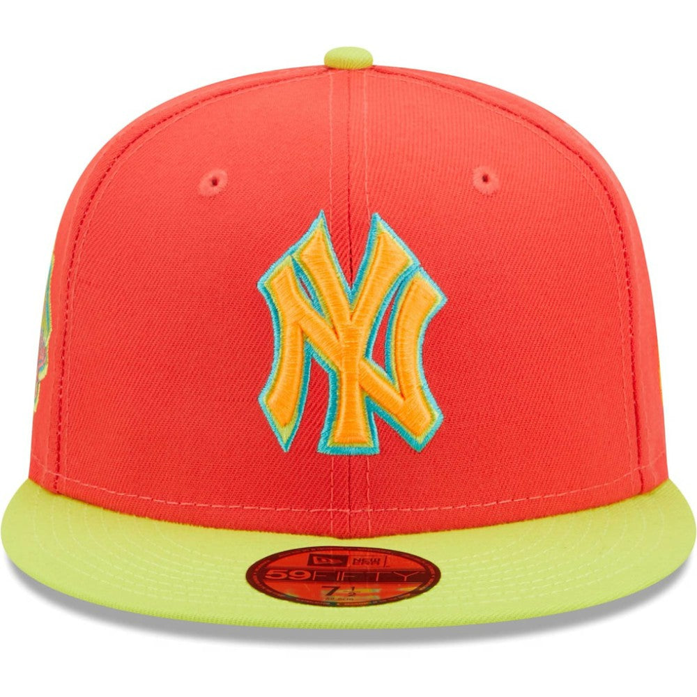 New York Yankees New Era   Lava Highlighter Combo 59FIFTY Fitted Hat - MLB Hats