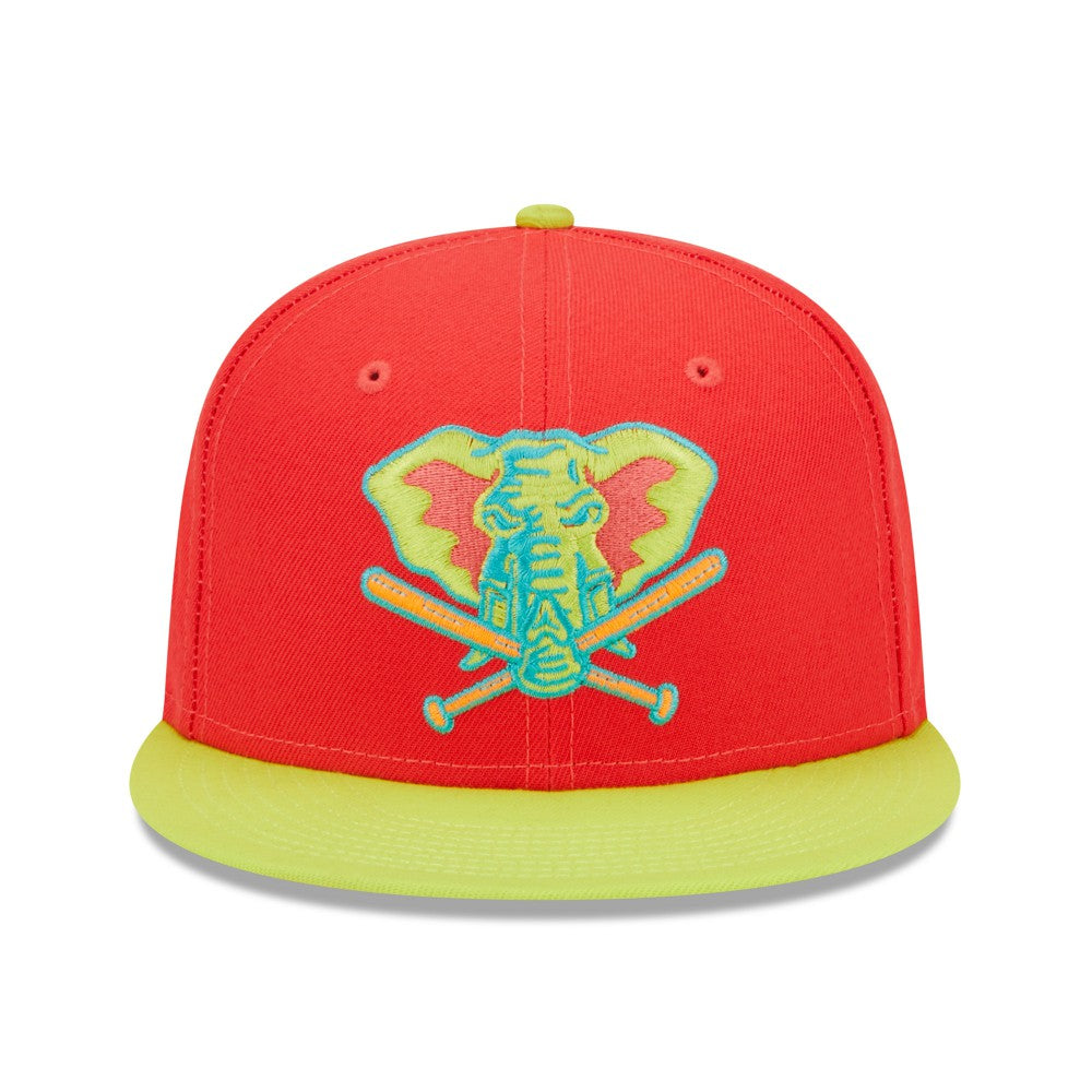 Athletics New Era 40th Anniversary Lava Highlighter Combo 59FIFTY Fitted Hat - MLB Hats