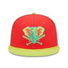 Athletics New Era 40th Anniversary Lava Highlighter Combo 59FIFTY Fitted Hat - MLB Hats