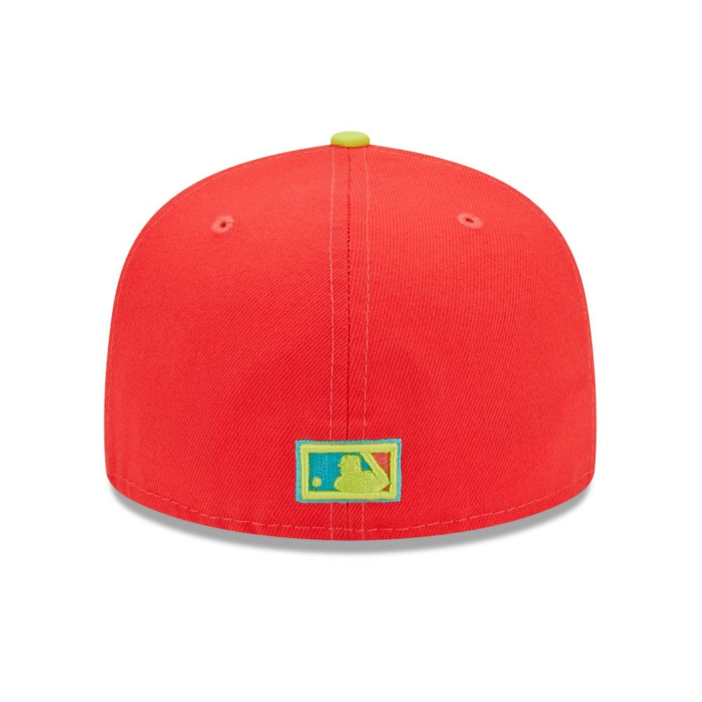 Athletics New Era 40th Anniversary Lava Highlighter Combo 59FIFTY Fitted Hat - MLB Hats