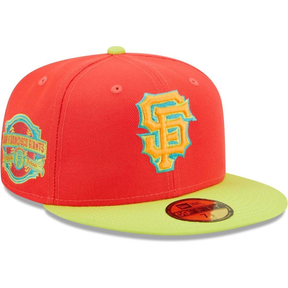 San Francisco Giants New Era   Lava Highlighter Combo 59FIFTY Fitted Hat - MLB Hats