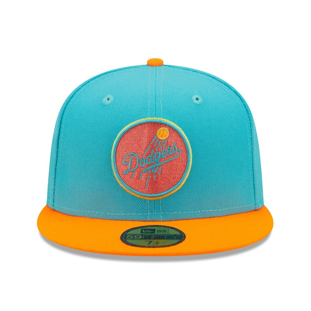 Los Angeles Dodgers New Era Vice Highlighter 59FIFTY Fitted Hat - MLB Hats