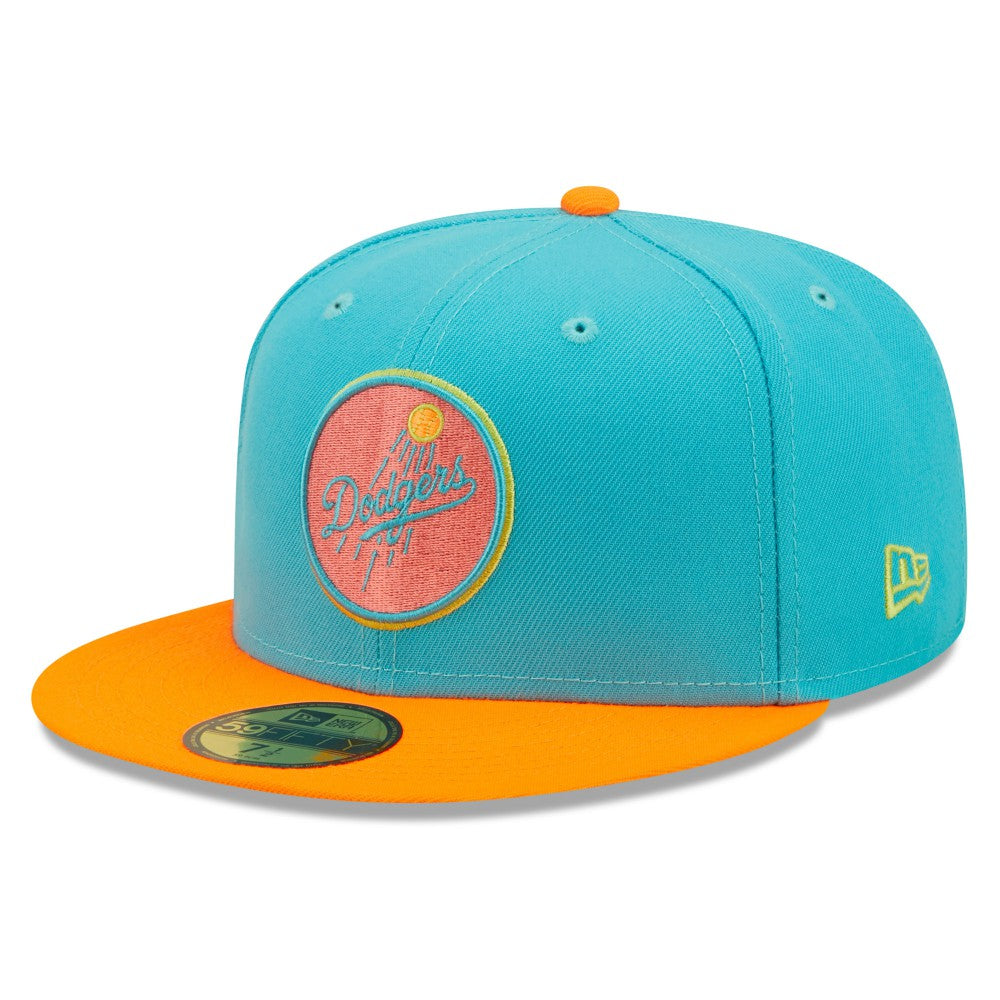 Los Angeles Dodgers New Era Vice Highlighter 59FIFTY Fitted Hat - MLB Hats