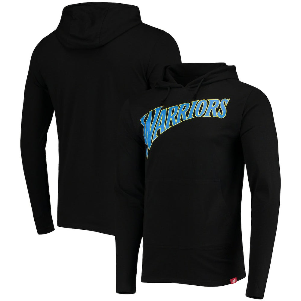 Black Golden State Warriors Sportiqe Rowan Tri-Blend Pullover Hoodie sale | NBA