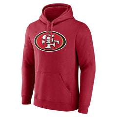 San Francisco 49ers Team Authentic Personalized Name & Number Pullover Hoodie | NFL Sale