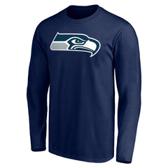 Seattle Seahawks Team Authentic Personalized Name & Number Long Sleeve T-Shirt | NFL Sale