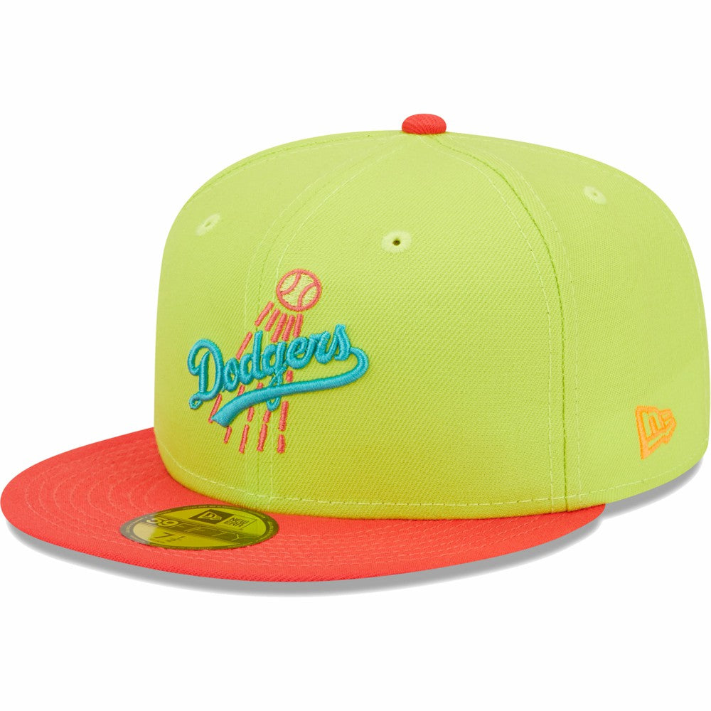 Los Angeles Dodgers New Era Cyber Highlighter 59FIFTY Fitted Hat - MLB Hats