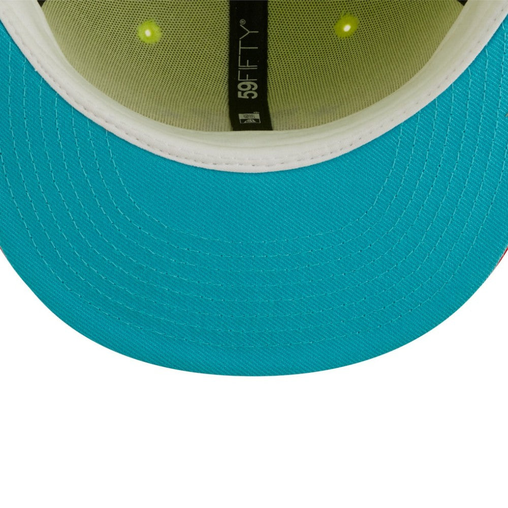 Washington Nationals New Era 2008 Inaugural Season Cyber Highlighter 59FIFTY Fitted Hat - MLB Hats