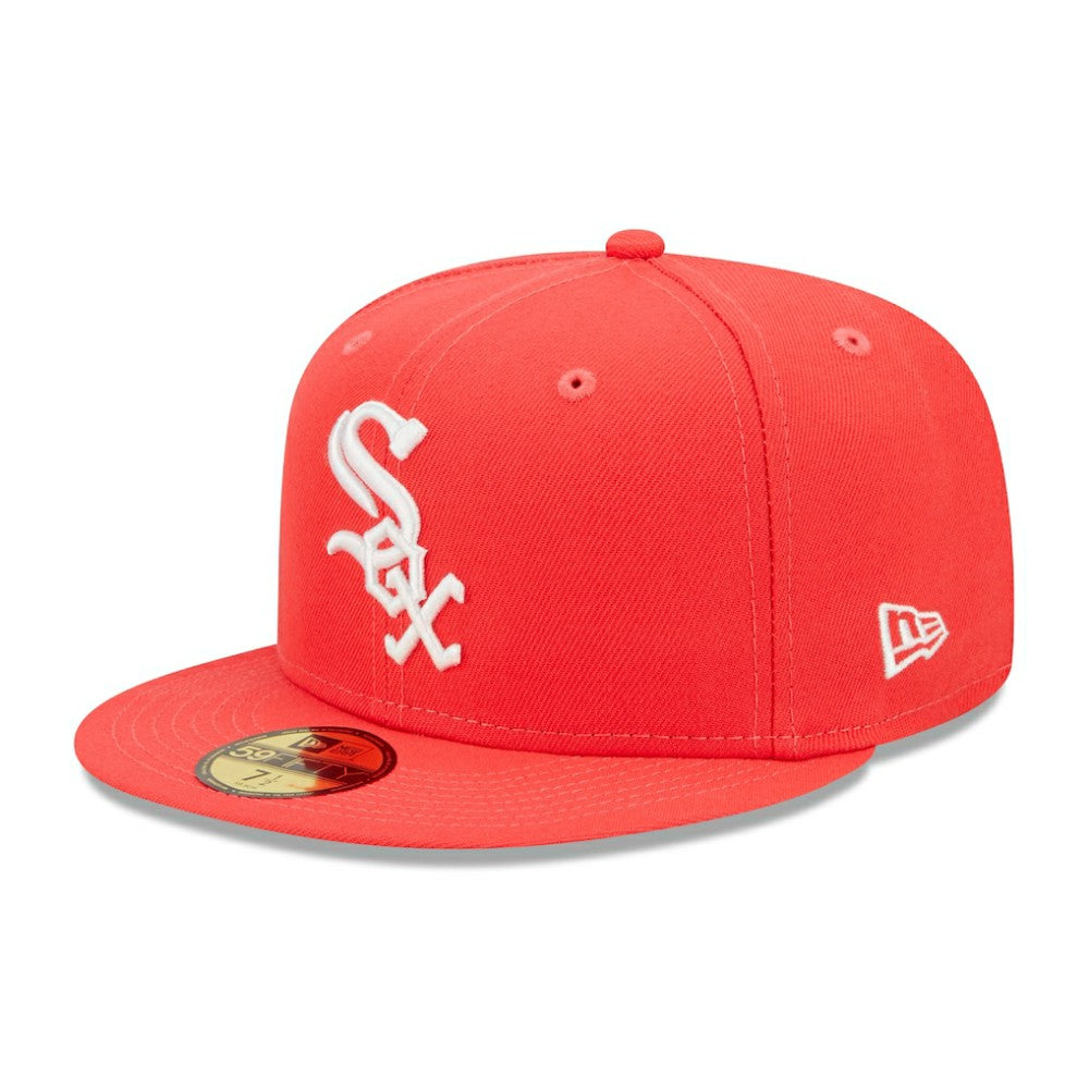 Chicago White Sox New Era Lava Highlighter Logo 59FIFTY Fitted Hat - MLB Hats
