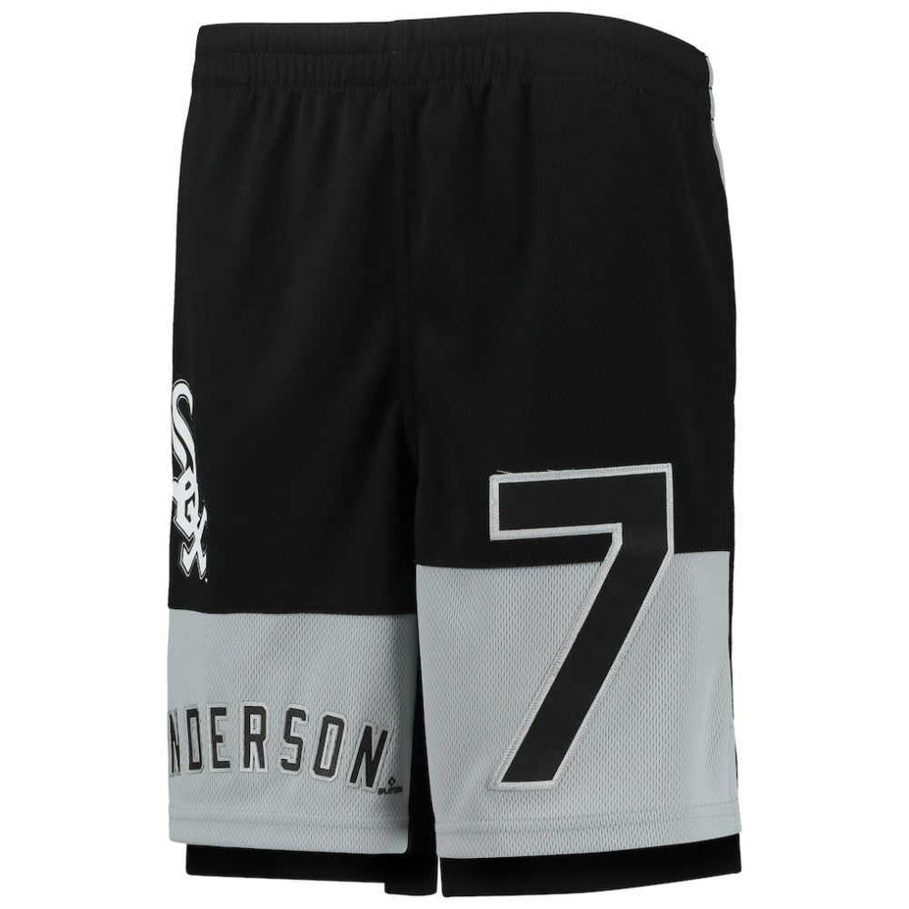 Tim Anderson Chicago White Sox Youth Pandemonium Name & Number Shorts - MLB Shorts