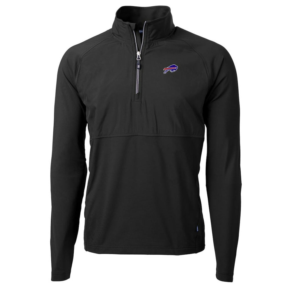 Buffalo Bills Cutter & Buck Adapt Eco Knit Hybrid Recycled Quarter-Zip Raglan Jacket | NFL Online
