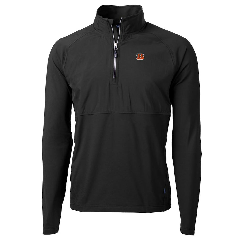 Cincinnati Bengals Cutter & Buck Adapt Eco Knit Hybrid Recycled Quarter-Zip Raglan Jacket | NFL Near me
