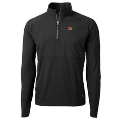 Cincinnati Bengals Cutter & Buck Adapt Eco Knit Hybrid Recycled Quarter-Zip Raglan Jacket | NFL Near me