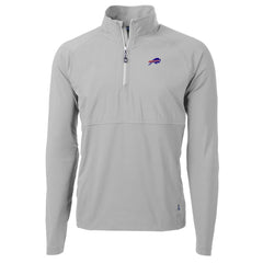 Buffalo Bills Cutter & Buck Adapt Eco Knit Hybrid Recycled Quarter-Zip Raglan Jacket | NFL US