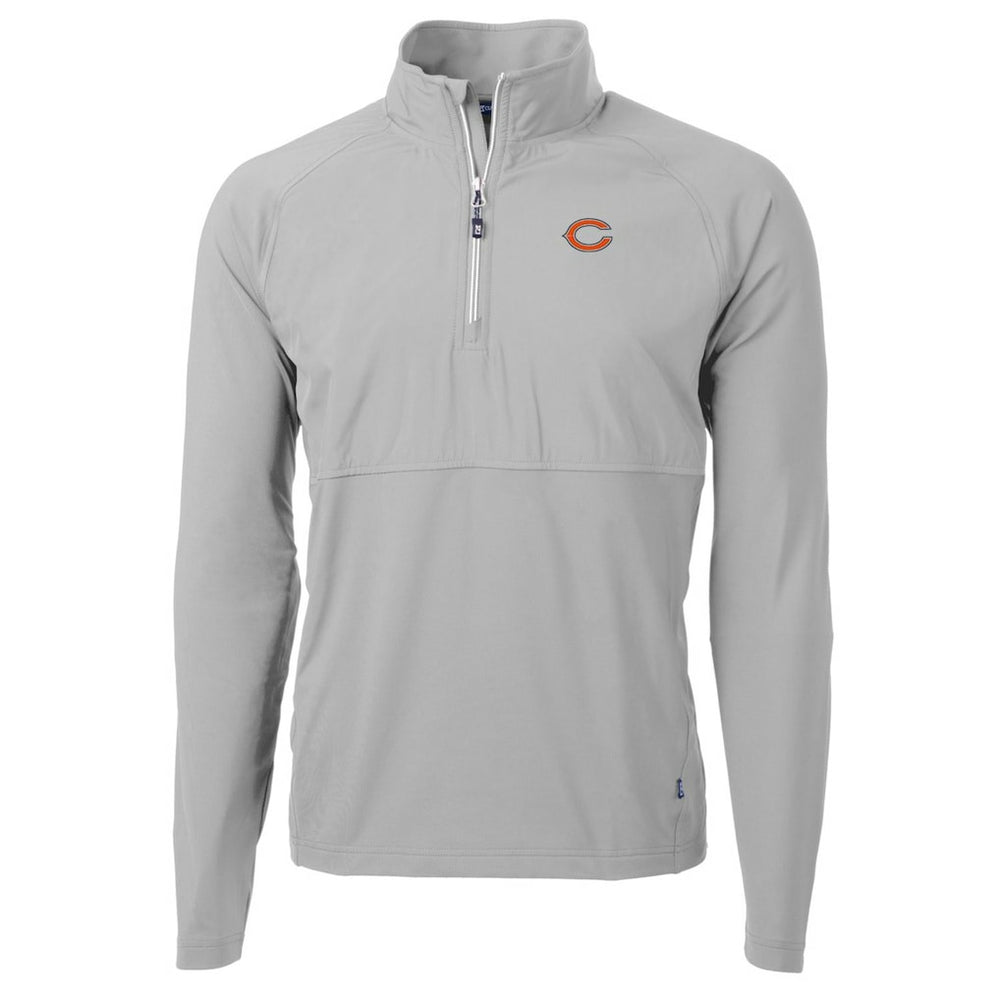 Chicago Bears Cutter & Buck Adapt Eco Knit Hybrid Recycled Quarter-Zip Raglan Jacket | NFL Near me