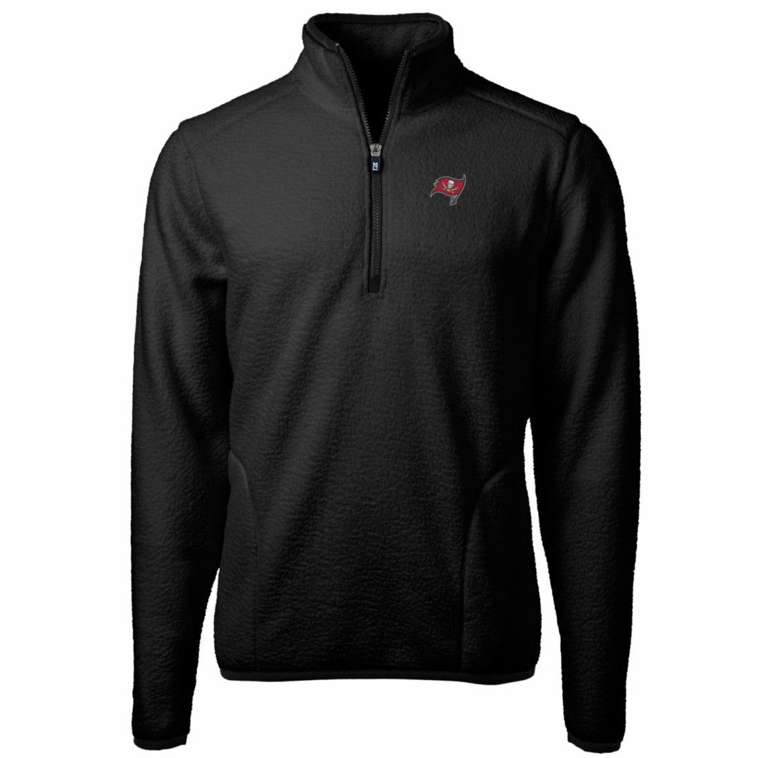 Tampa Bay Buccaneers Cutter & Buck Cascade Eco Sherpa Fleece Quarter-Zip Pullover Jacket | NFL On sale