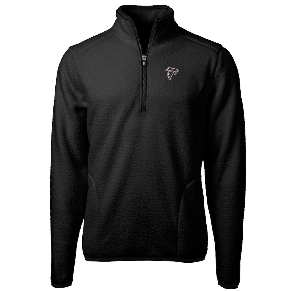 Atlanta Falcons Cutter & Buck Cascade Eco Sherpa Fleece Quarter-Zip Pullover Jacket | NFL Hot