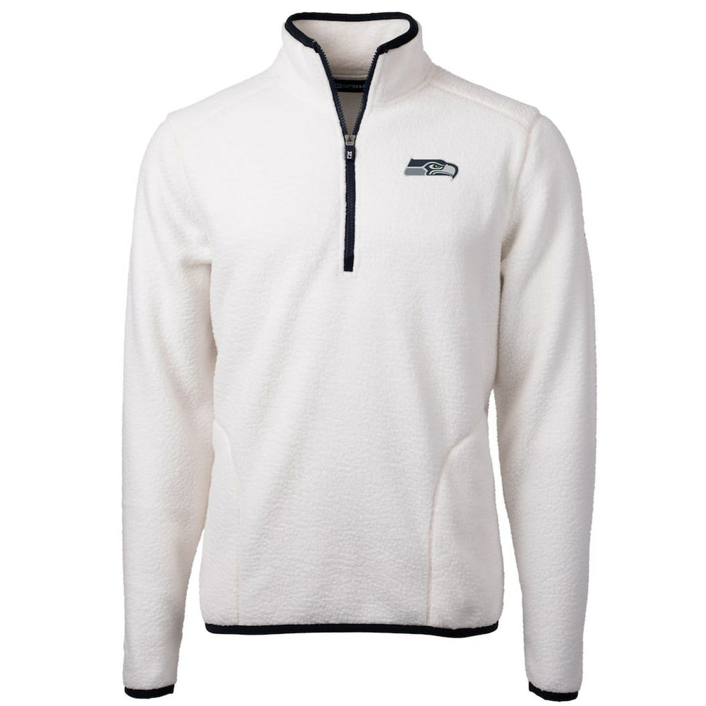 Seattle Seahawks Cutter & Buck Cascade Eco Sherpa Fleece Quarter-Zip Pullover Jacket | NFL Near me
