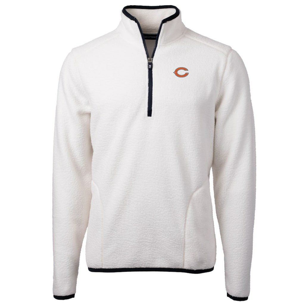 Chicago Bears Cutter & Buck Cascade Eco Sherpa Fleece Quarter-Zip Pullover Jacket | NFL On sale