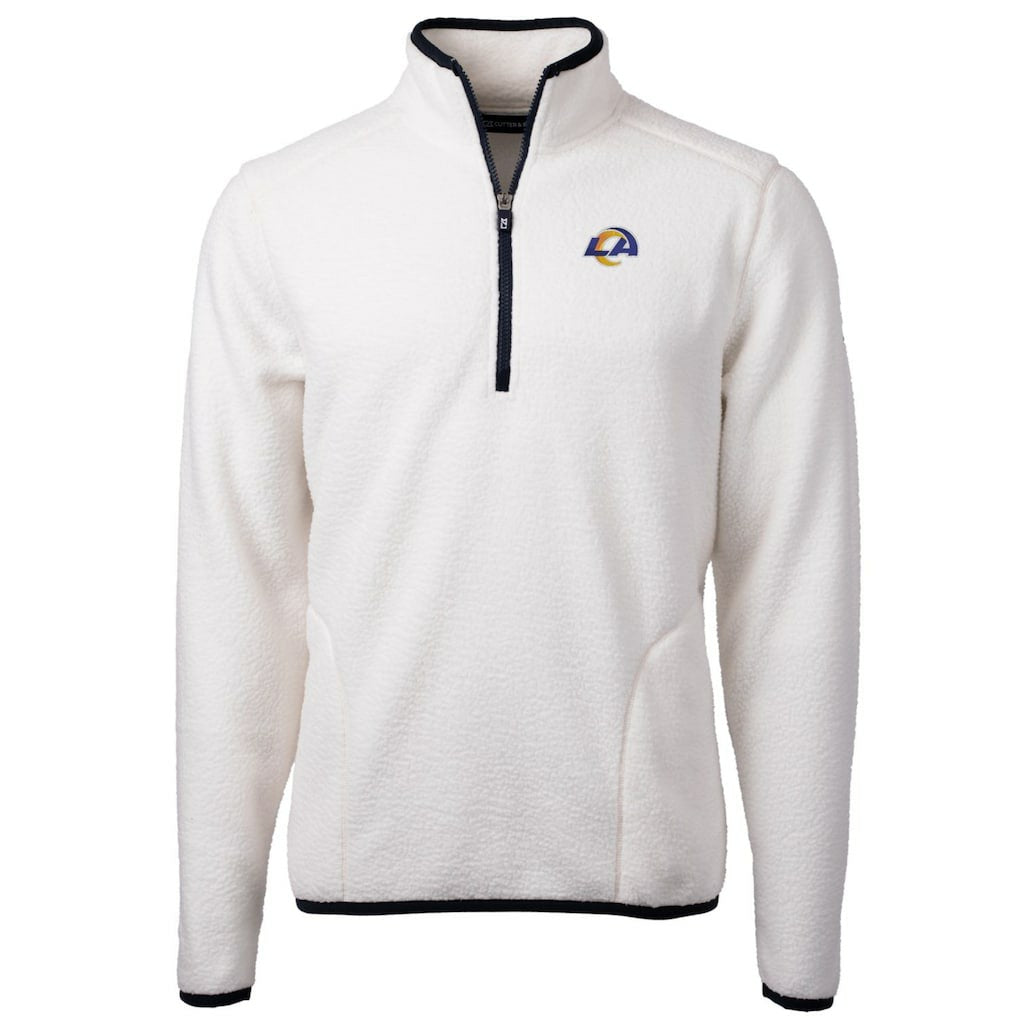Los Angeles Rams Cutter & Buck Cascade Eco Sherpa Fleece Quarter-Zip Pullover Jacket | NFL Online