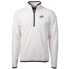 Los Angeles Rams Cutter & Buck Cascade Eco Sherpa Fleece Quarter-Zip Pullover Jacket | NFL Online