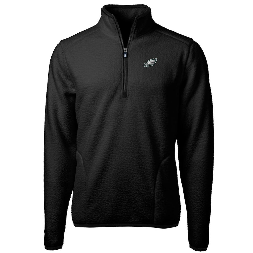 Philadelphia Eagles Cutter & Buck Big & Tall Cascade Eco Sherpa Fleece Quarter-Zip Pullover Jacket | NFL Near me