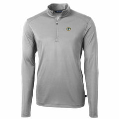 Green Bay Packers Cutter & Buck Big & Tall Virtue Eco Pique Quarter-Zip Pullover Jacket | NFL US