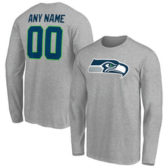 Seattle Seahawks Team Authentic Custom Long Sleeve T-Shirt | NFL Outlet