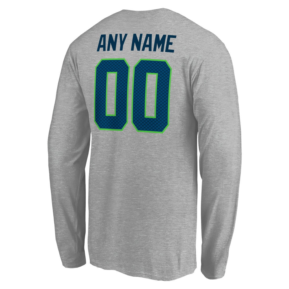 Seattle Seahawks Team Authentic Custom Long Sleeve T-Shirt | NFL Outlet