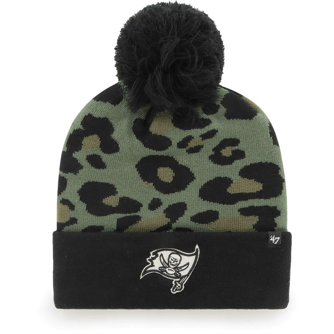 Tampa Bay Buccaneers '47 Women's Bagheera Cuffed Knit Hat with Pom | NFL Outlet