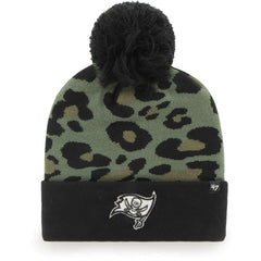 Tampa Bay Buccaneers '47 Women's Bagheera Cuffed Knit Hat with Pom | NFL Outlet
