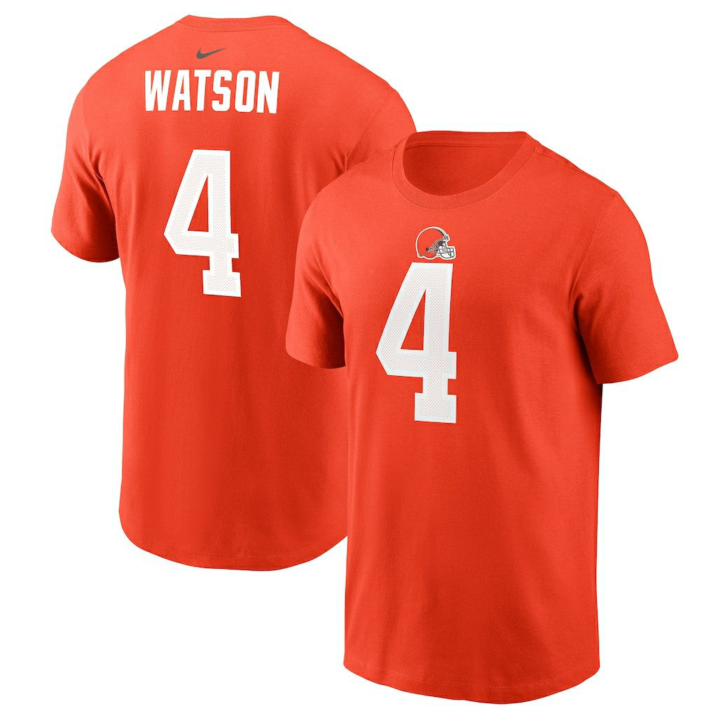 Cleveland Browns Deshaun Watson  Player Name & Number T-Shirt | NFL Discount