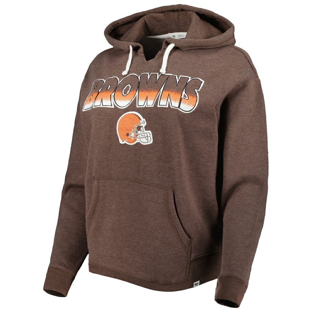 Cleveland Browns '47 Women's Color Rise Kennedy Pullover Hoodie | NFL Near me