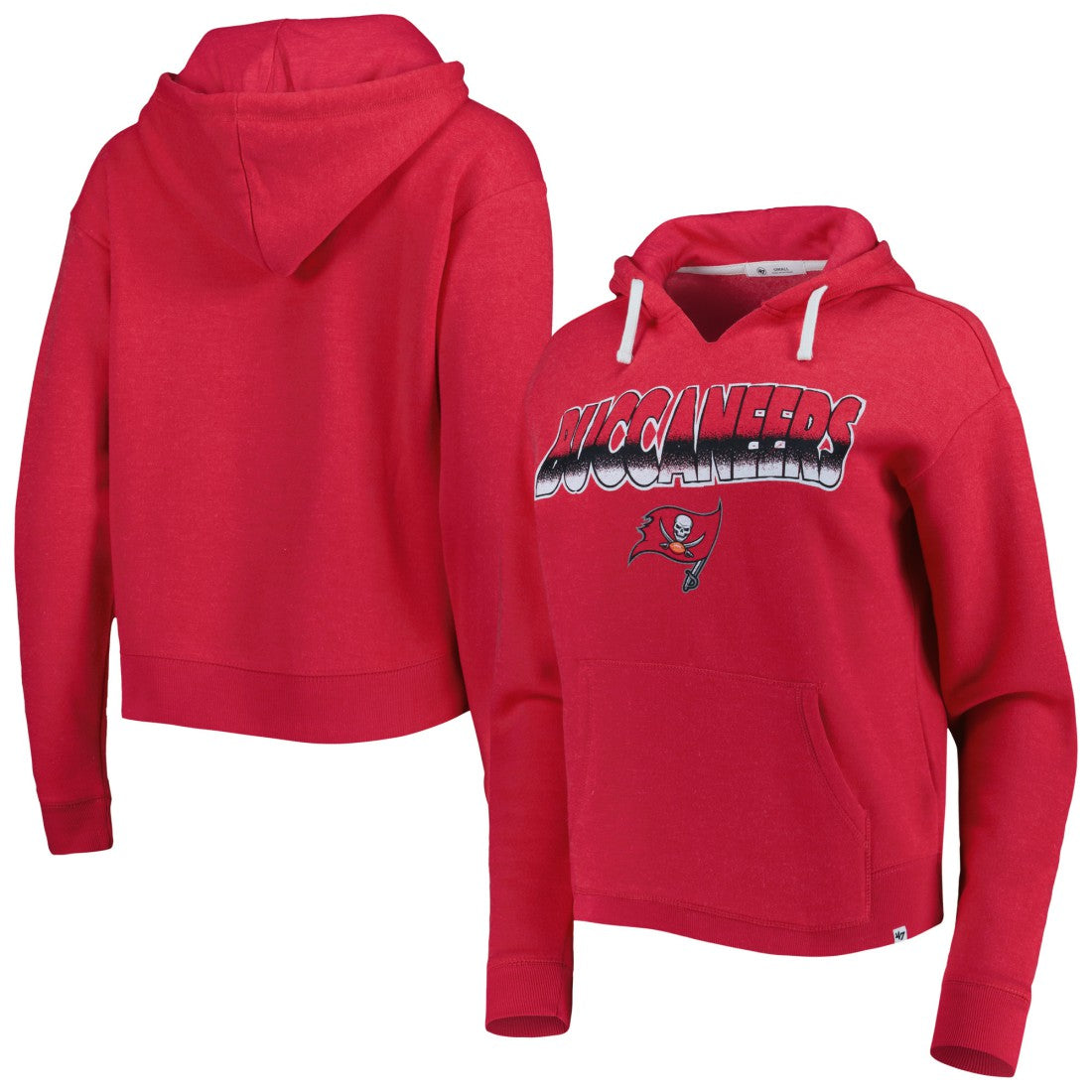 Tampa Bay Buccaneers '47 Women's Color Rise Kennedy Notch Neck Pullover Hoodie | NFL Near me