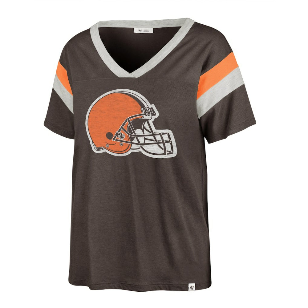 Cleveland Browns '47 Women's Phoenix V-Neck T-Shirt | NFL Online