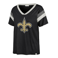 New Orleans Saints '47 Women's Phoenix V-Neck T-Shirt | NFL New