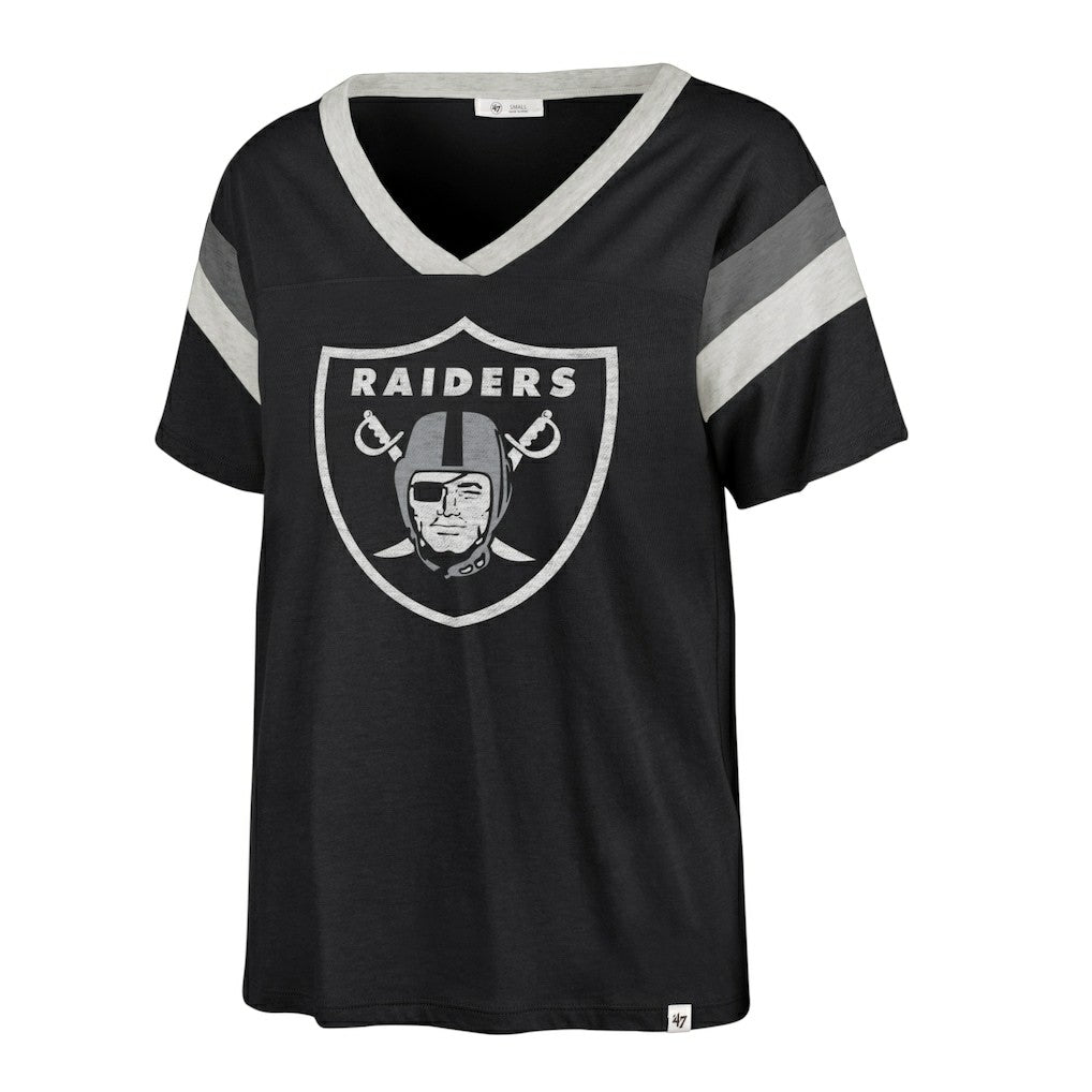 Las Vegas Raiders '47 Women's Phoenix V-Neck T-Shirt | NFL New