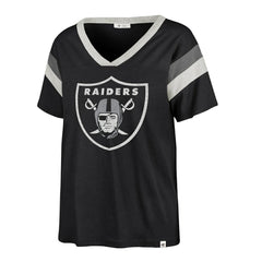 Las Vegas Raiders '47 Women's Phoenix V-Neck T-Shirt | NFL New