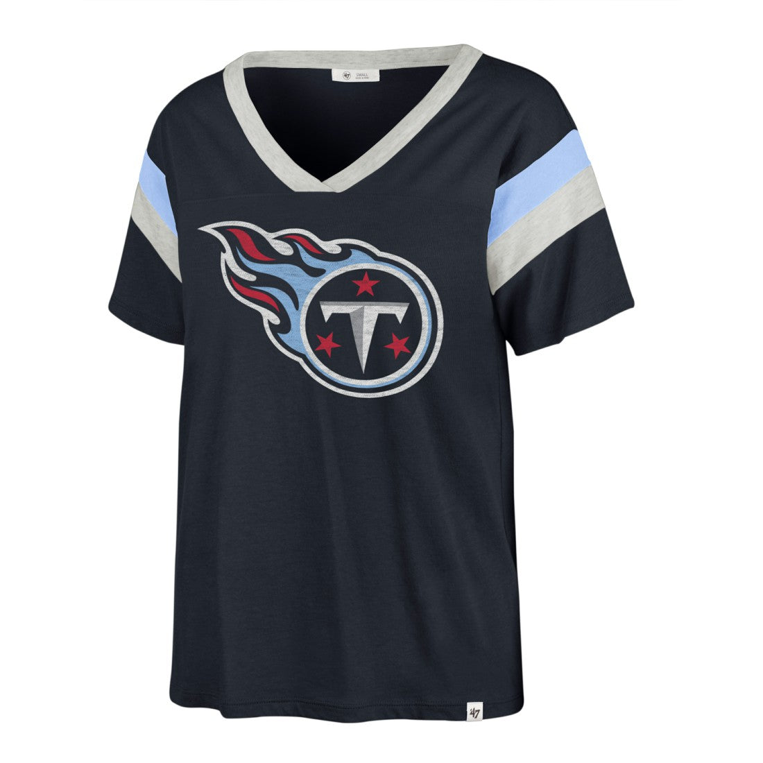 Tennessee Titans '47 Women's Phoenix V-Neck T-Shirt | NFL Sale