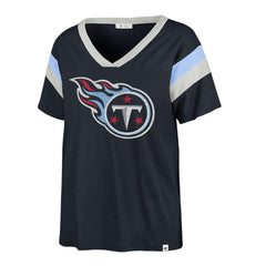 Tennessee Titans '47 Women's Phoenix V-Neck T-Shirt | NFL Sale