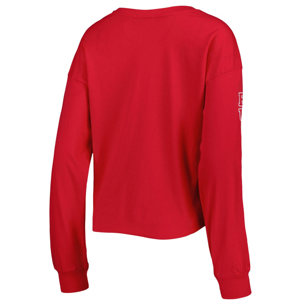 Tampa Bay Buccaneers '47 Women's Skyler Parkway Cropped Long Sleeve T-Shirt | NFL On sale