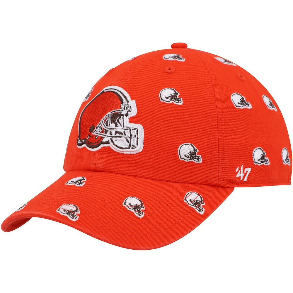 Cleveland Browns '47 Women's Confetti Clean Up Logo Adjustable Hat | NFL Hot