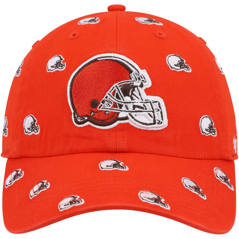 Cleveland Browns '47 Women's Confetti Clean Up Logo Adjustable Hat | NFL Hot
